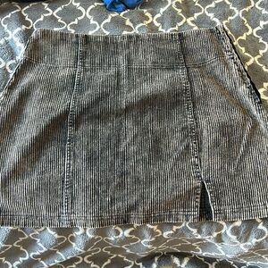 Corduroy mini skirt